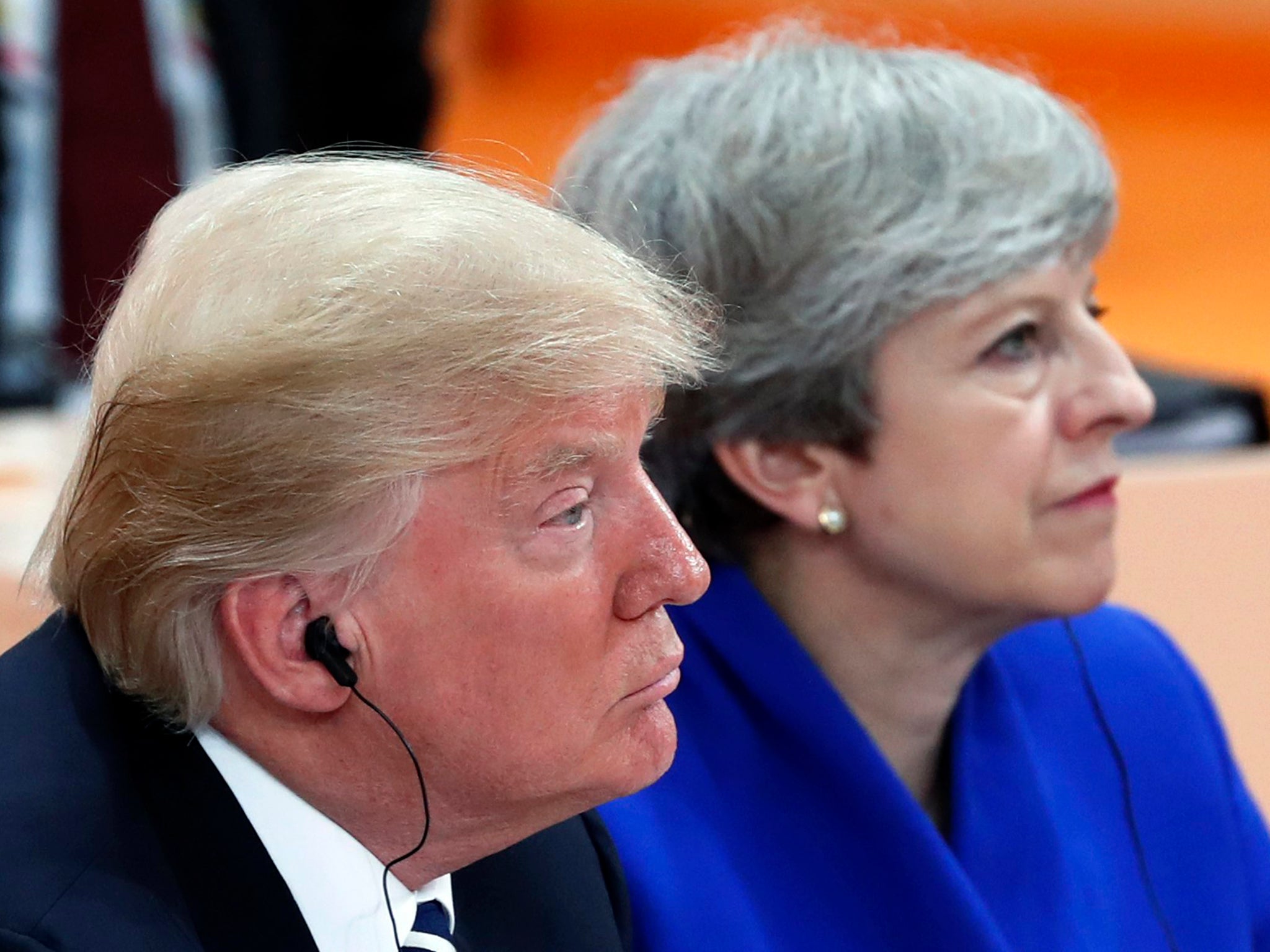 Trump and May seem to be on similarly rocky roads when it comes to their approval ratings