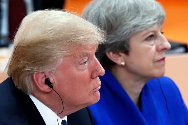 Trump and May seem to be on similarly rocky roads when it comes to their approval ratings
