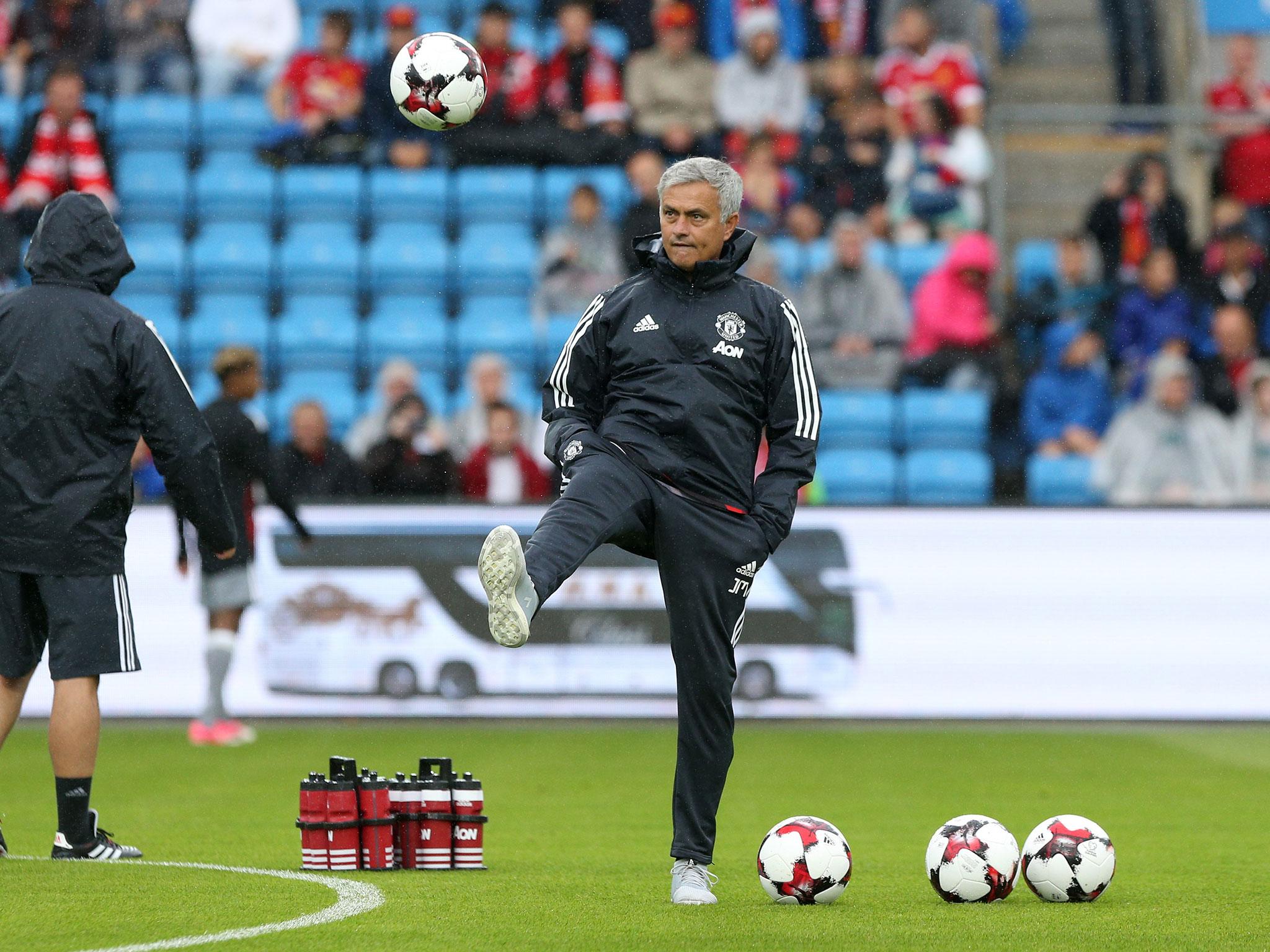 Jose Mourinho is looking to end his pre-season on a high note
