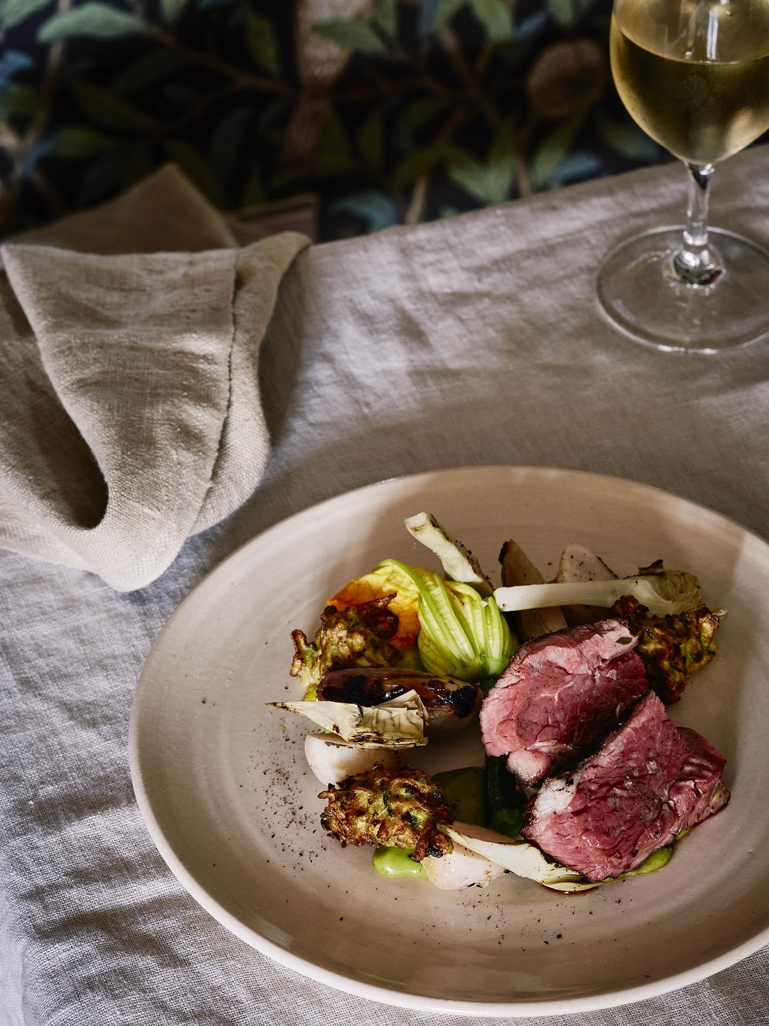 A sprinkle of pepper: the South Leigh lamb and courgette is beaut