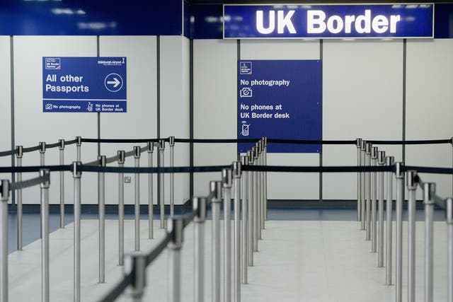 International visitors can enter the UK without completing a landing card