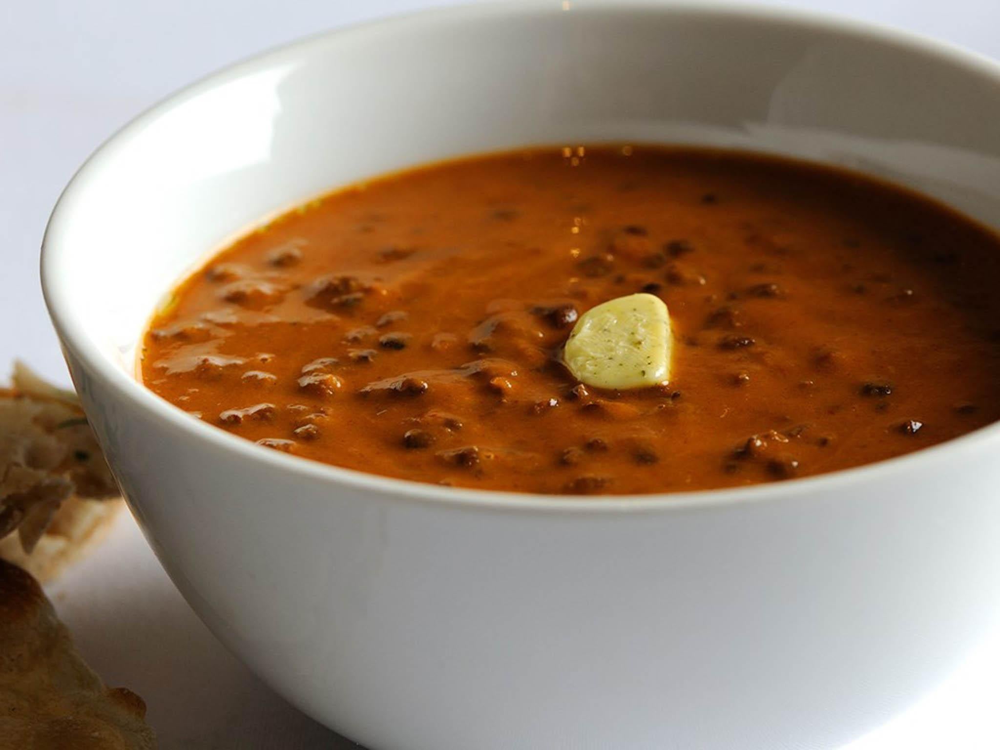 This is a wonderful Punjabi black dal to cosy up to on a rainy day