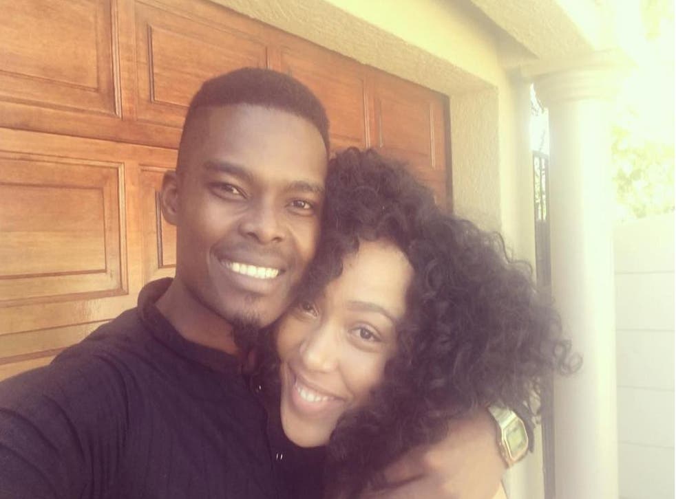 Actor Dumi Masilela and wife, fellow actor and media personality, Simphiwe Ngema