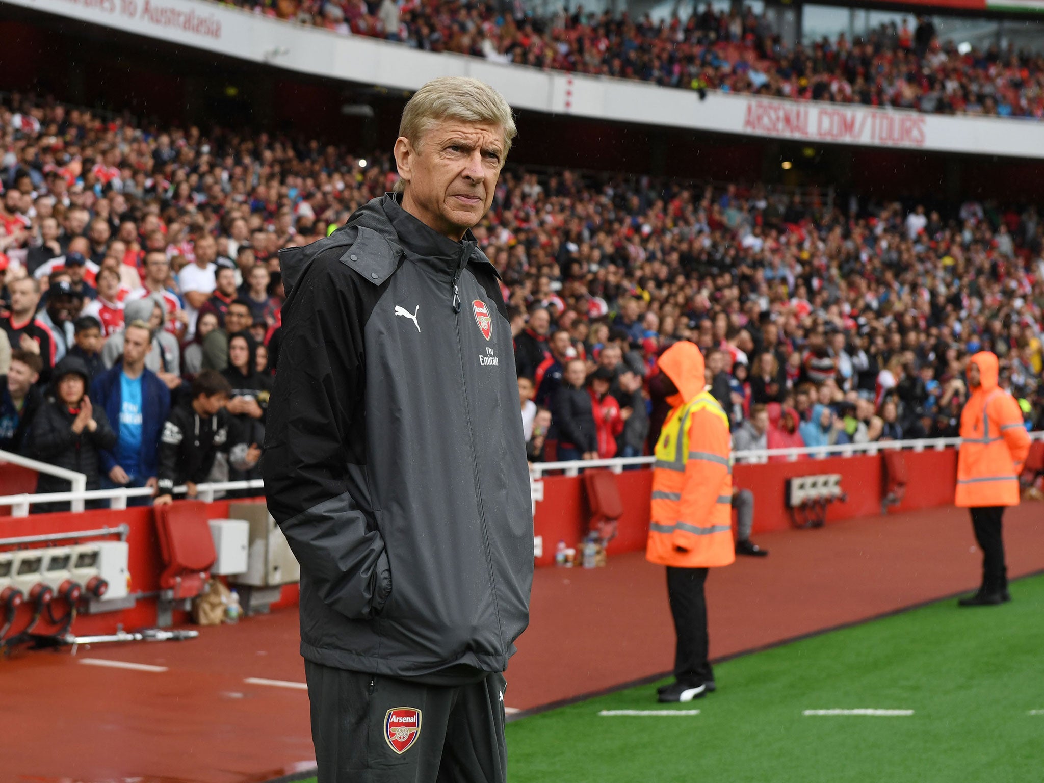 The Arsenal manager refused to address the controversy surrounding Arsenal's owner