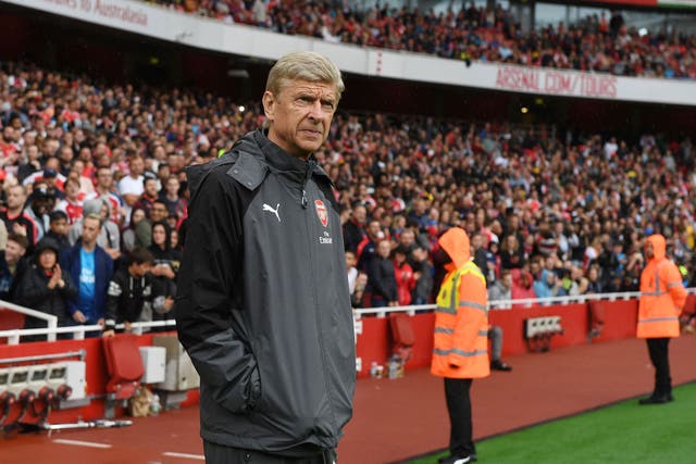 The Arsenal manager refused to address the controversy surrounding Arsenal's owner