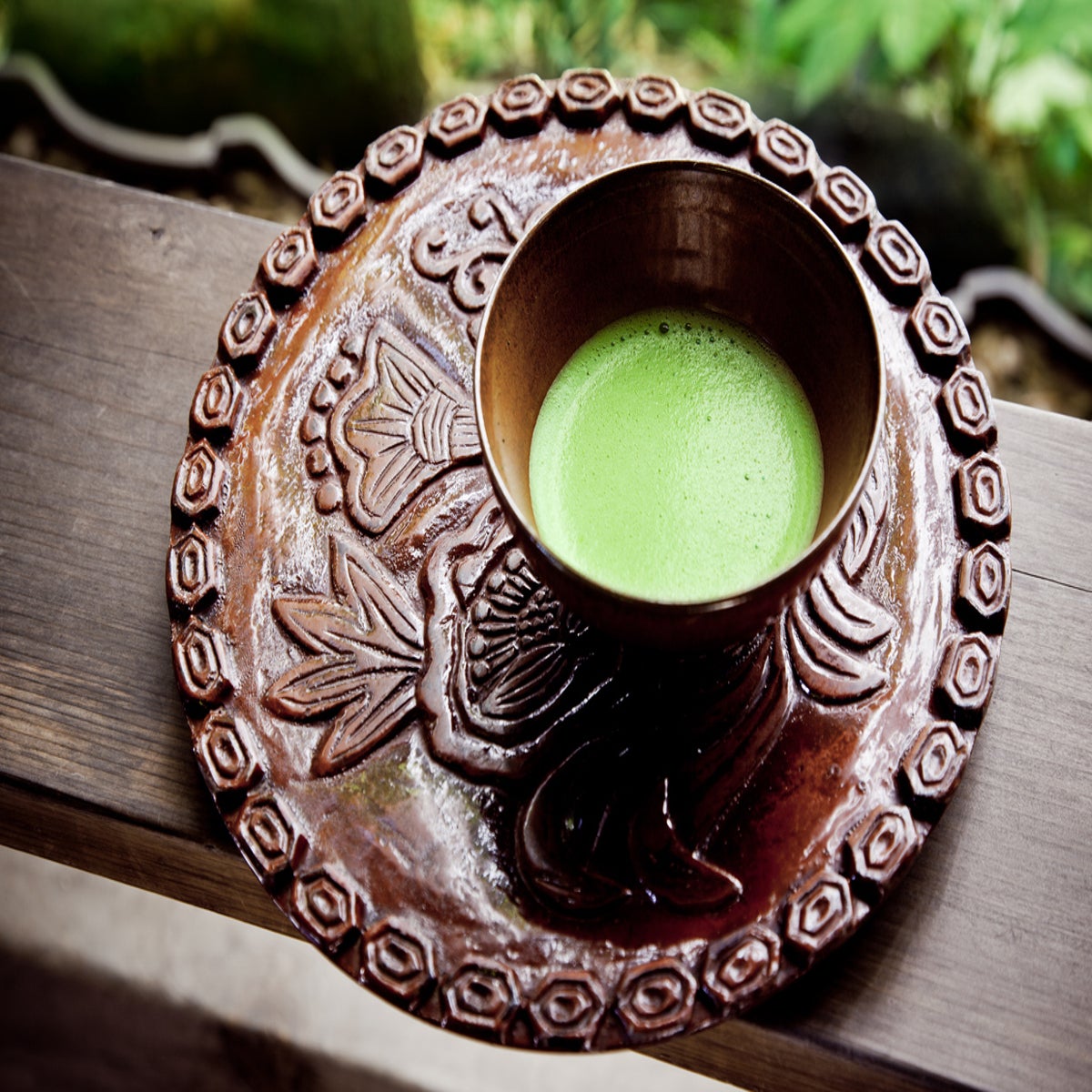 Matcha Ceremonial Tea Set of 5 -Organic Ceremonial Matcha [Warm Green  -Bowl]