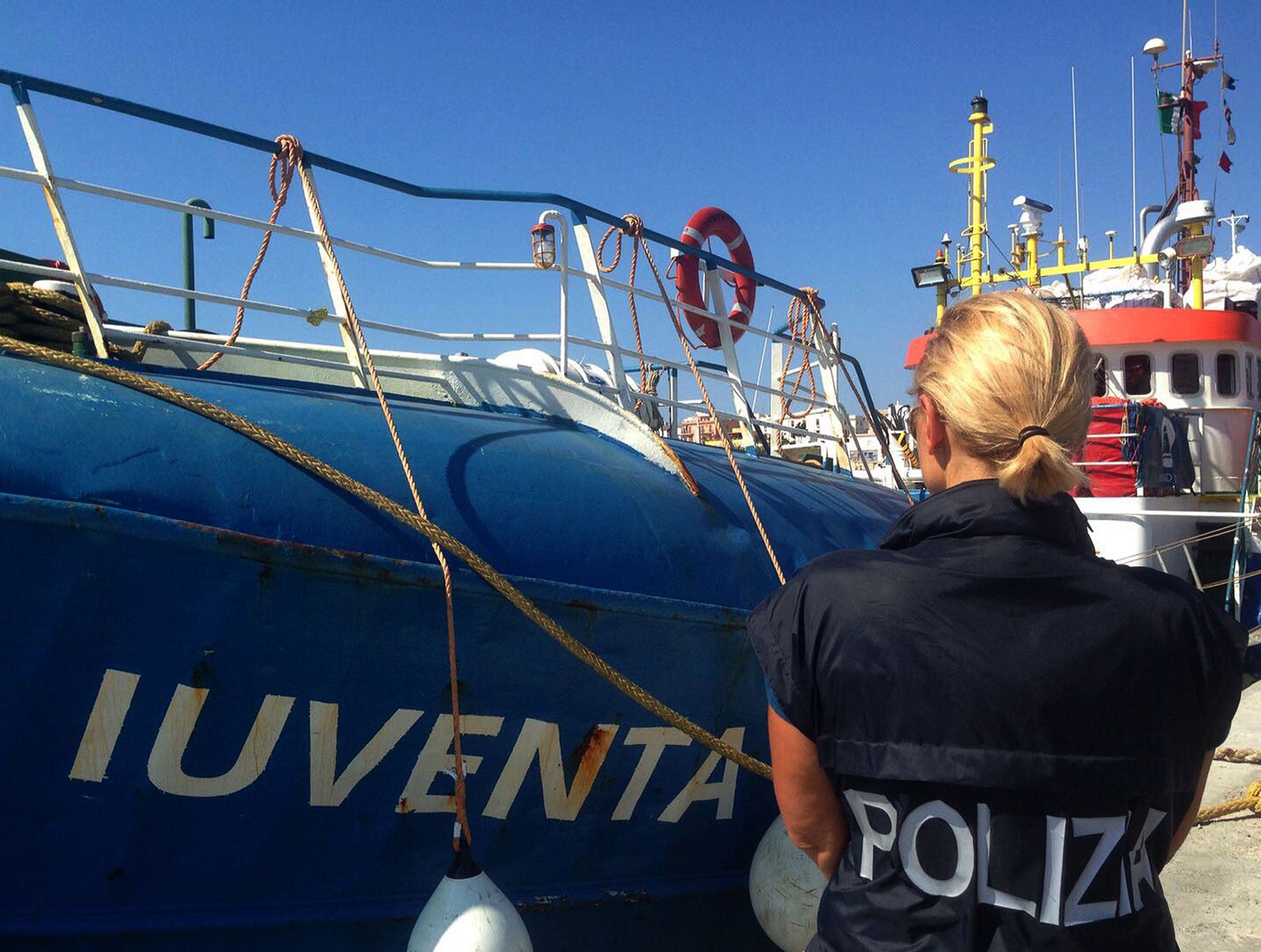 Prosecutors in Trapani said they uncovered evidence suggesting that the Iuventa was used ‘to aid and abet illegal immigration’