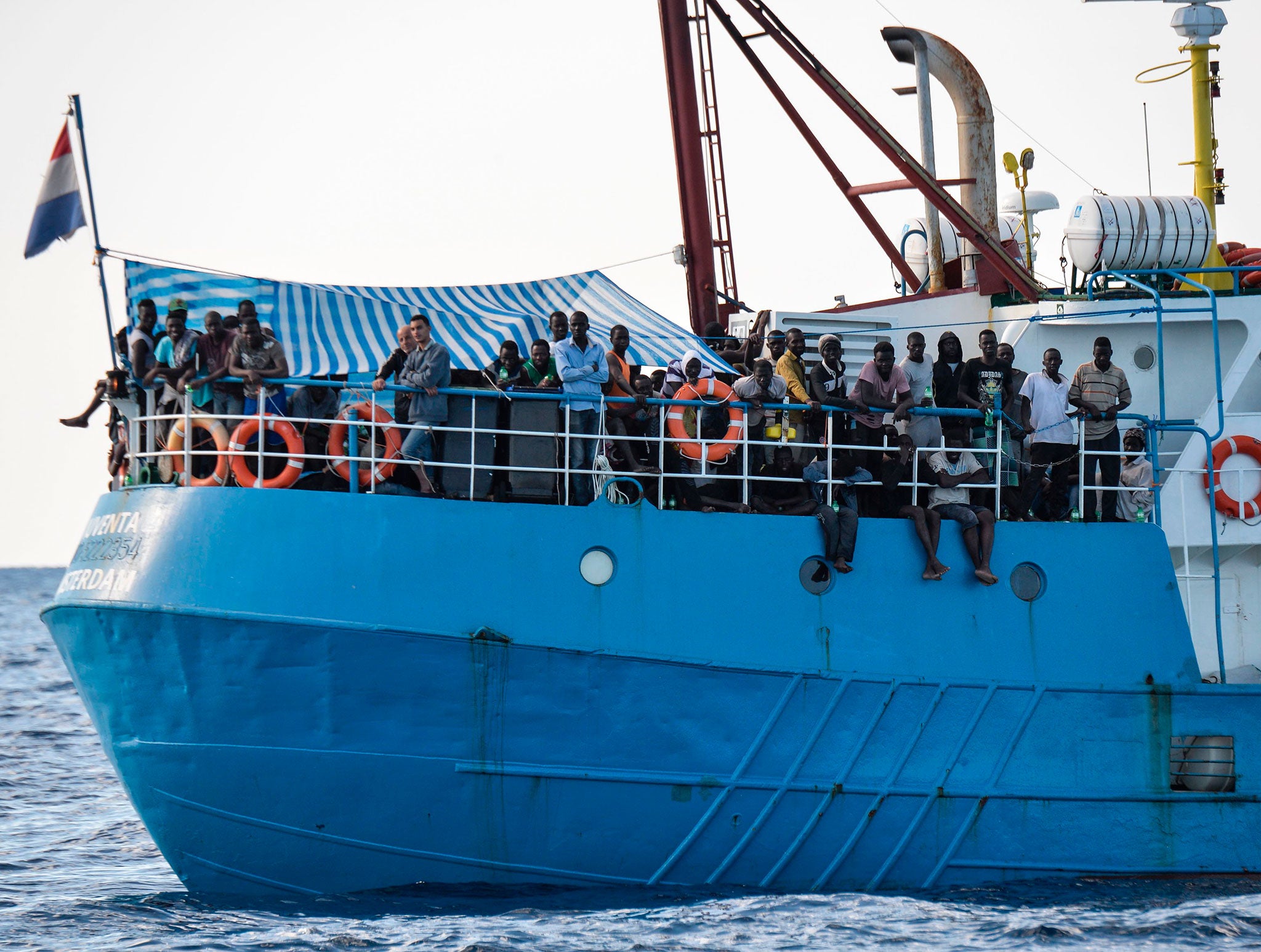 Jugend Rettet said ‘the rescue of human life is and will be a top priority’ (AFP/Getty)