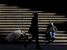 Number of rough sleepers up by 134% since Tories came into power