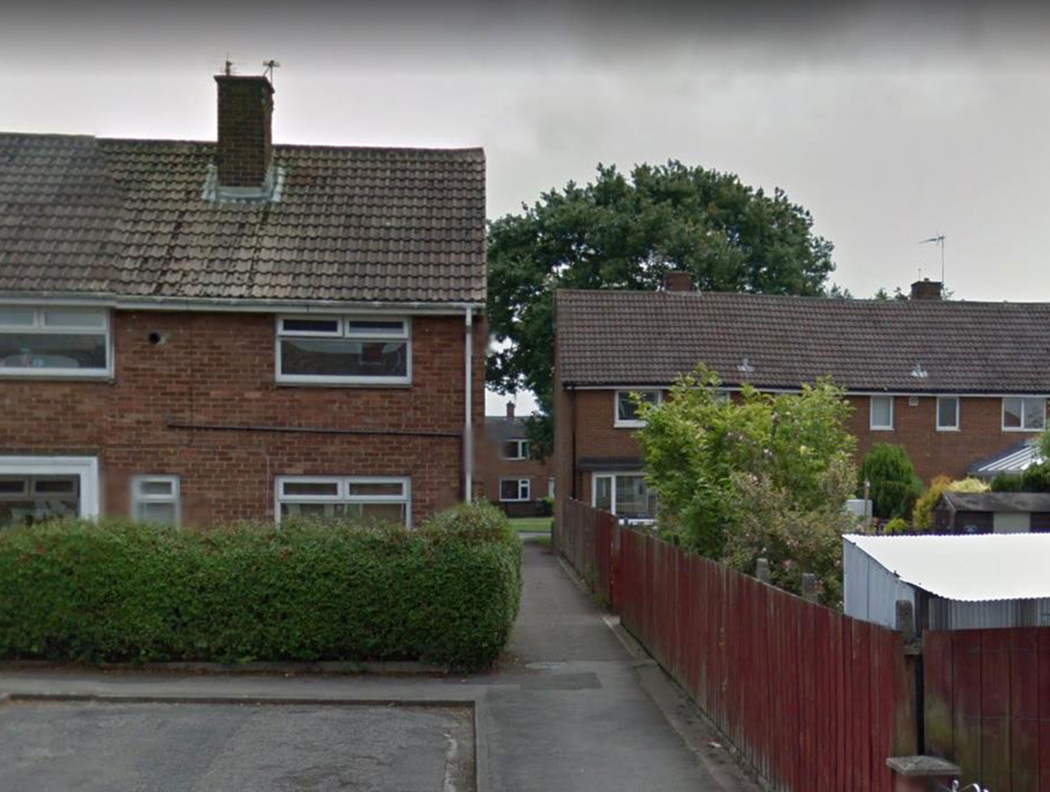 The attack happened as the victim was walking through an alleyway from Stephenson Way towards Wright Close in Newton Aycliffe.