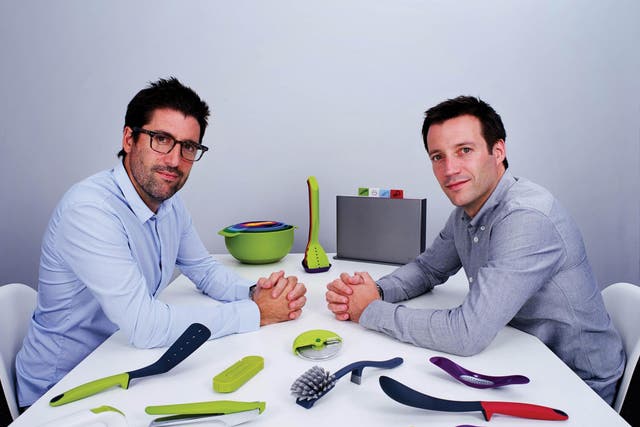Twins Anthony and Richard Joseph, creators of the range of clever kitchenware