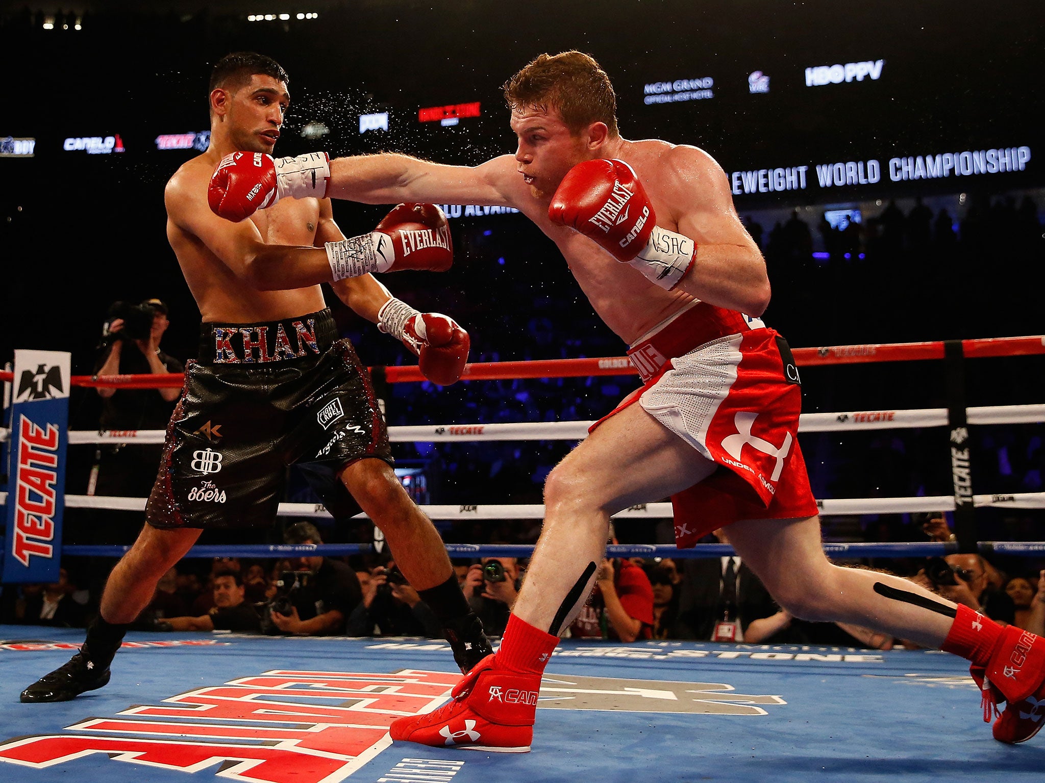 Khan has not fought since being knocked out by Canelo Alvarez