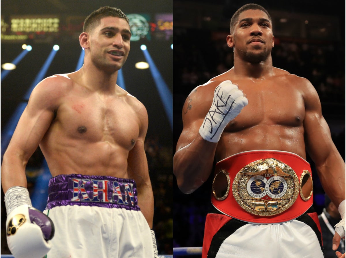 Amir Khan has accused Anthony Joshua of having a relationship with his wife following their split