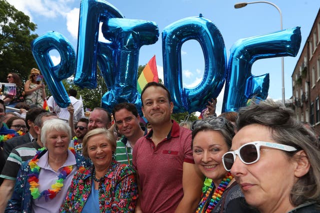 Leo Varadkar attended the Dublin LGBTQ Pride Festival in June