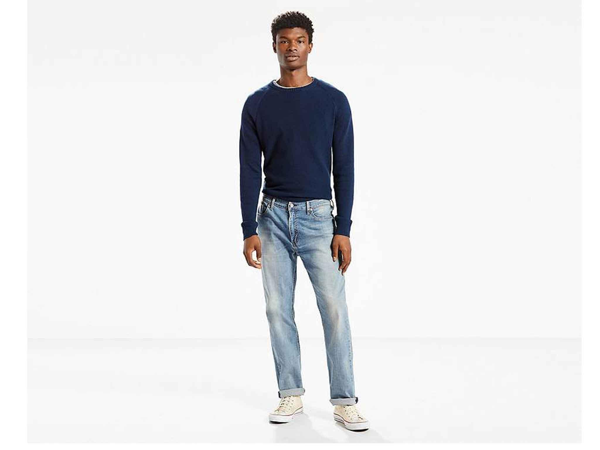 best jeans for tall athletic man