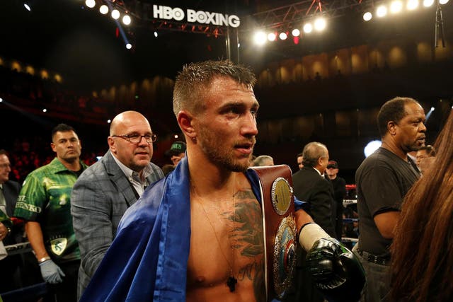 Lomachenko won consecutive golds at the 2008 and 2012 Olympics