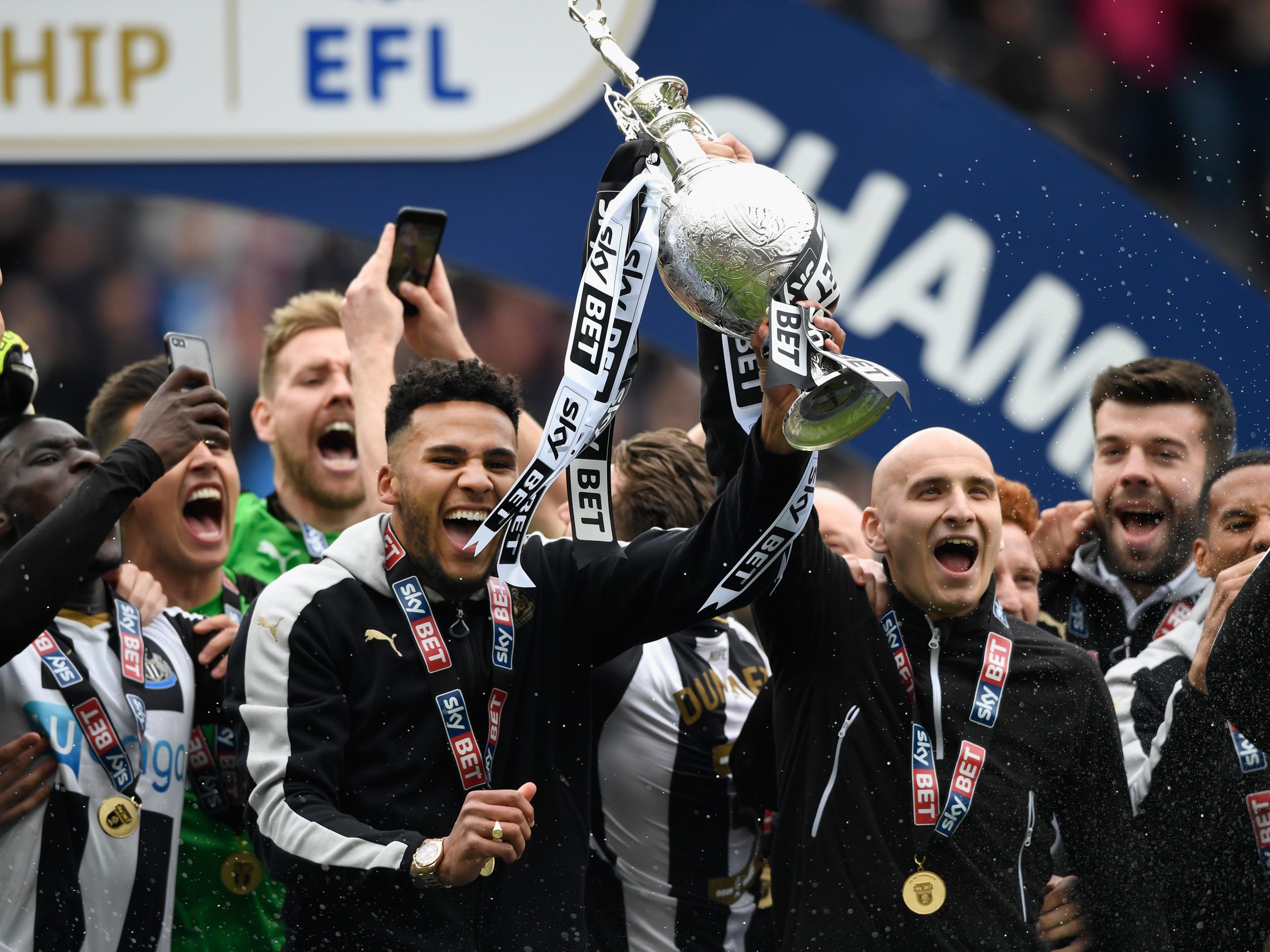 Newcastle beat Brighton to the Championship title