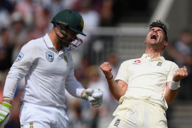 Anderson was sensational as England seized control of the Test