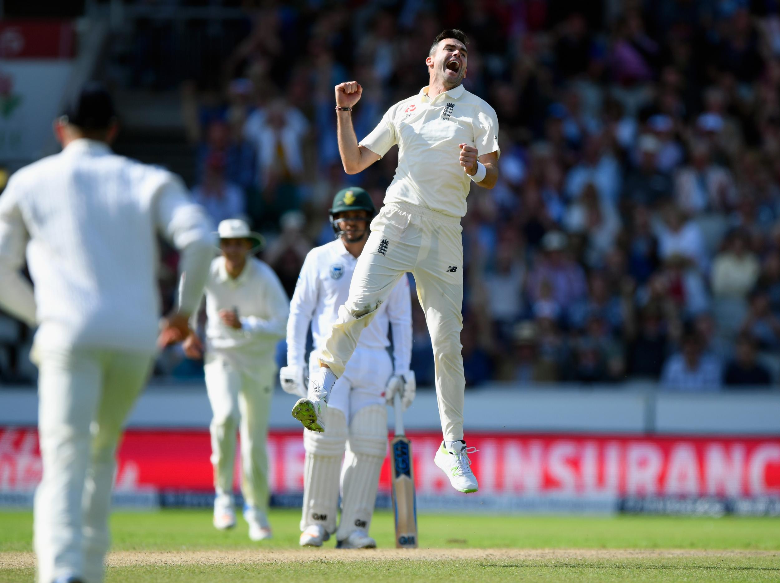 Anderson was in superb form on the second day of the final Test