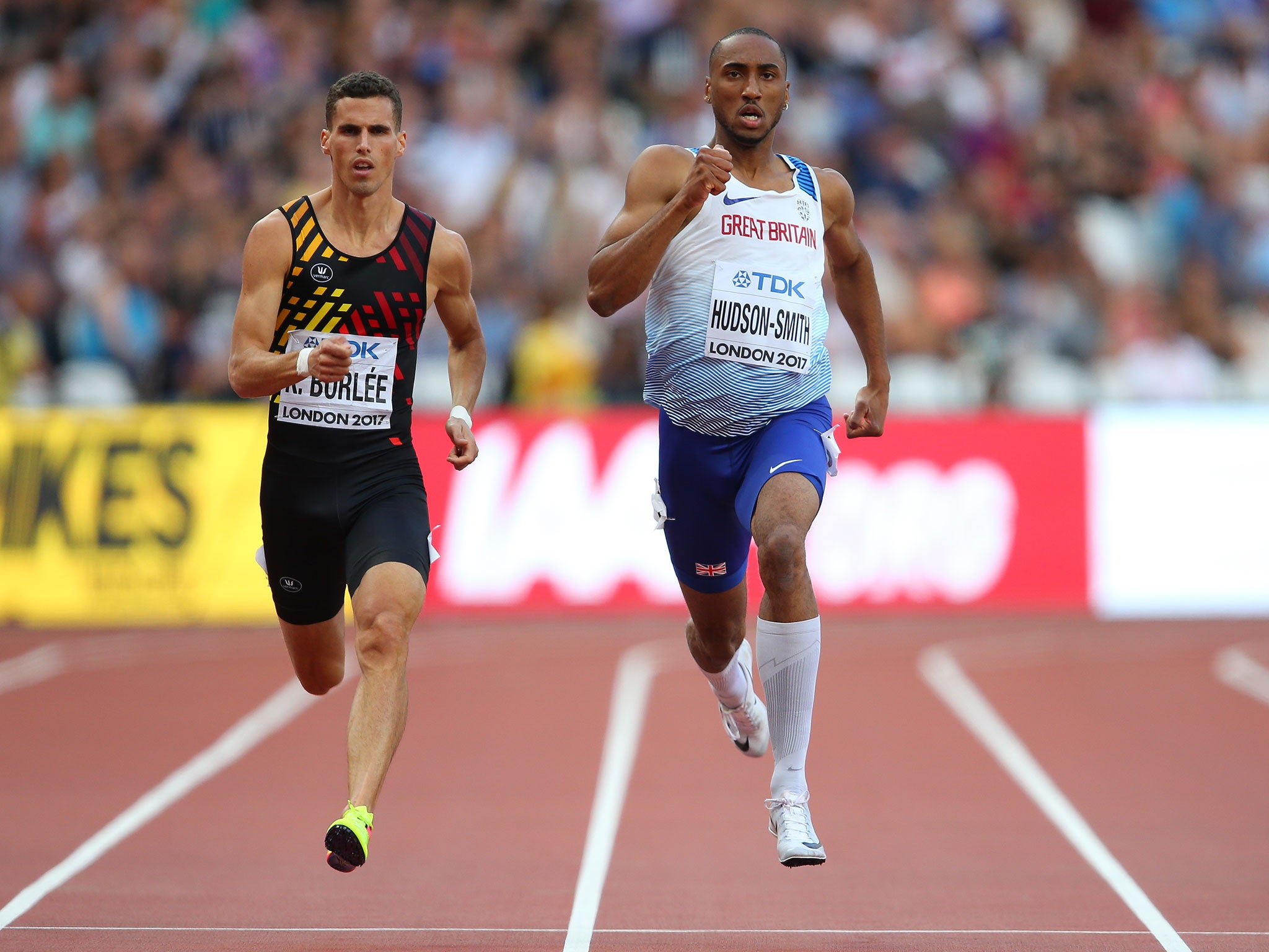 The Briton reached the 400m semi-finals with his run