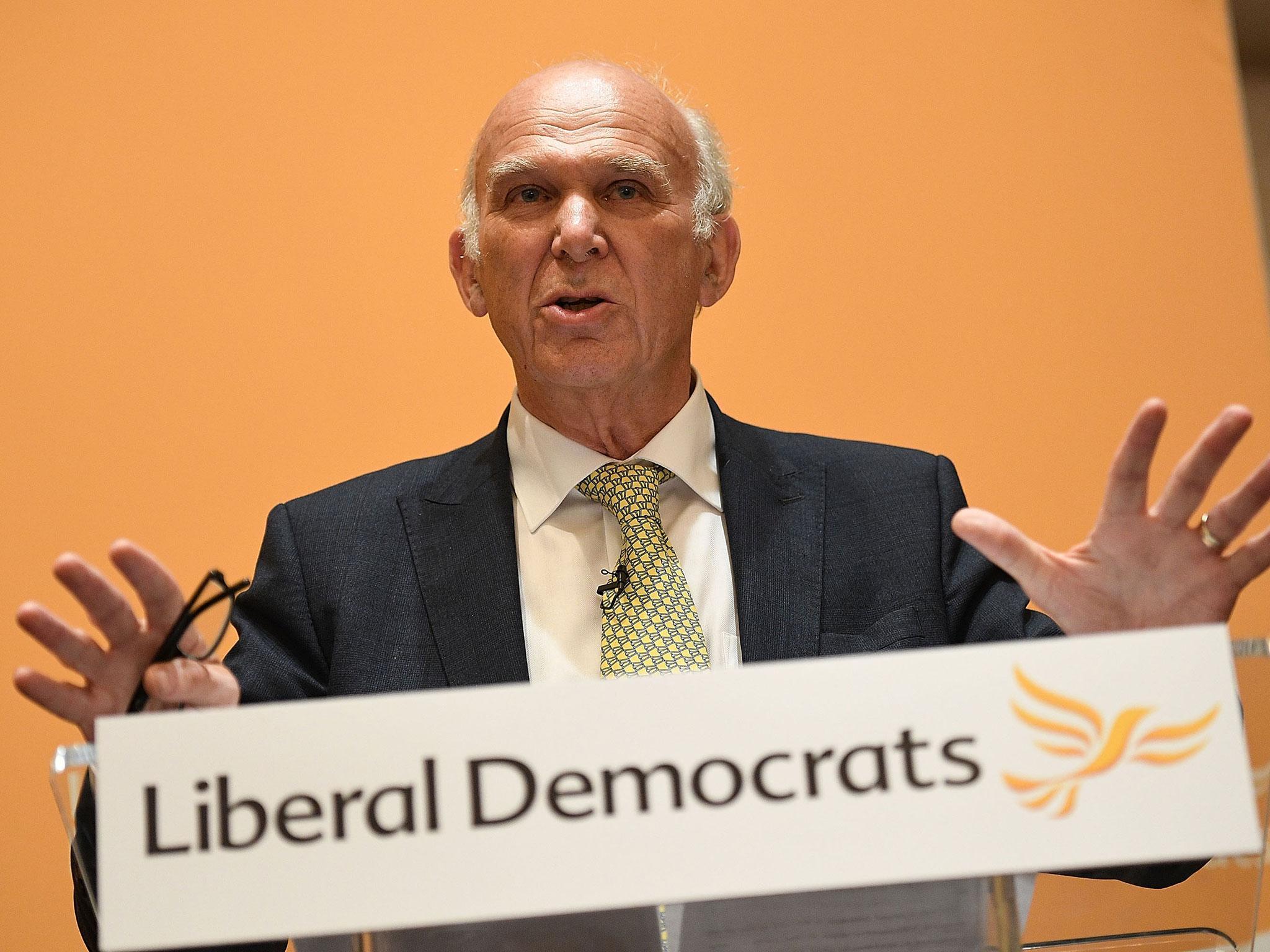 The Lib Dem leader criticised hardline Brexit 'masochists' who view economic pain as a price worth paying