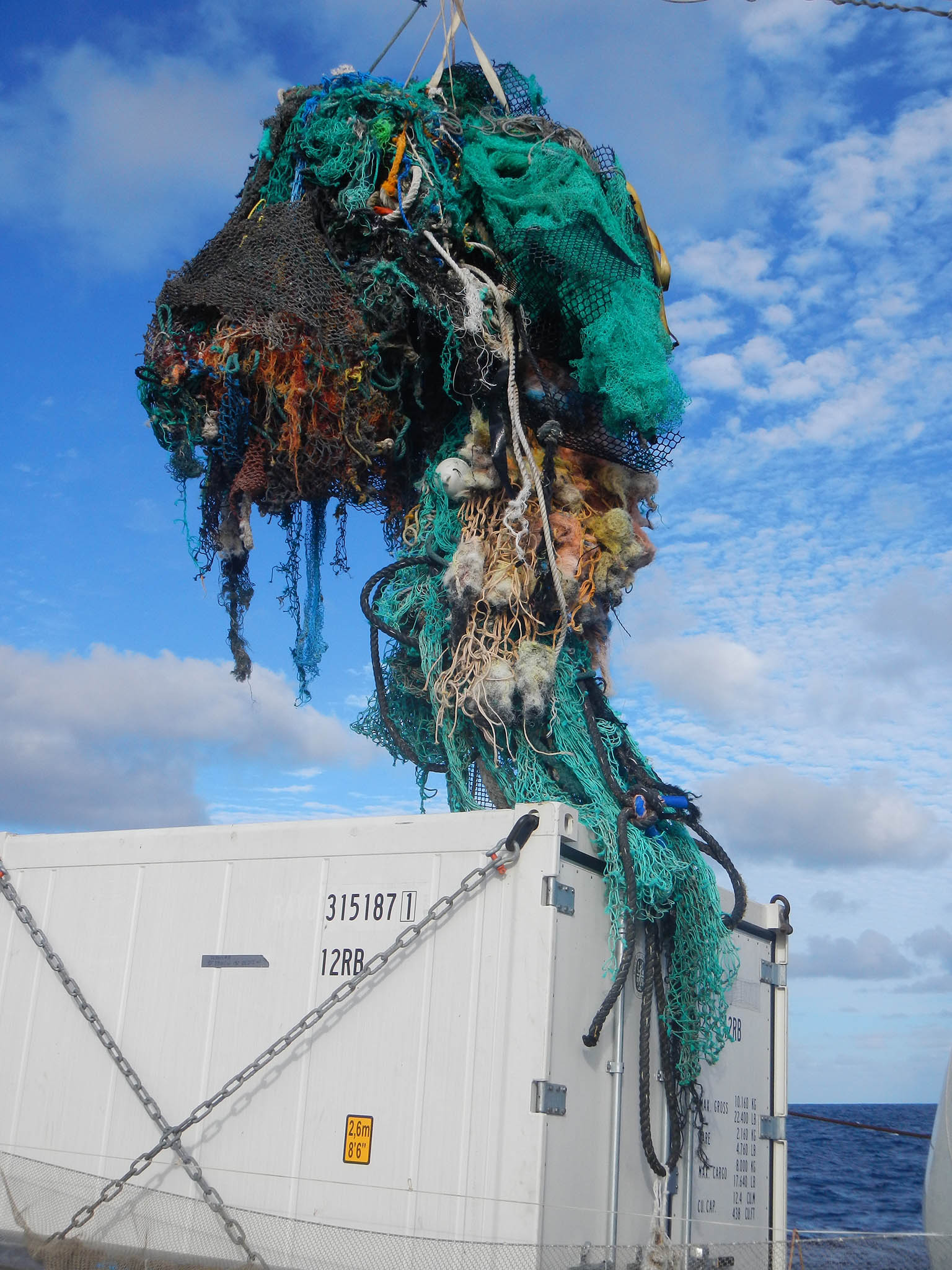 Catch: discarded fishing nets are recycled to make clothes