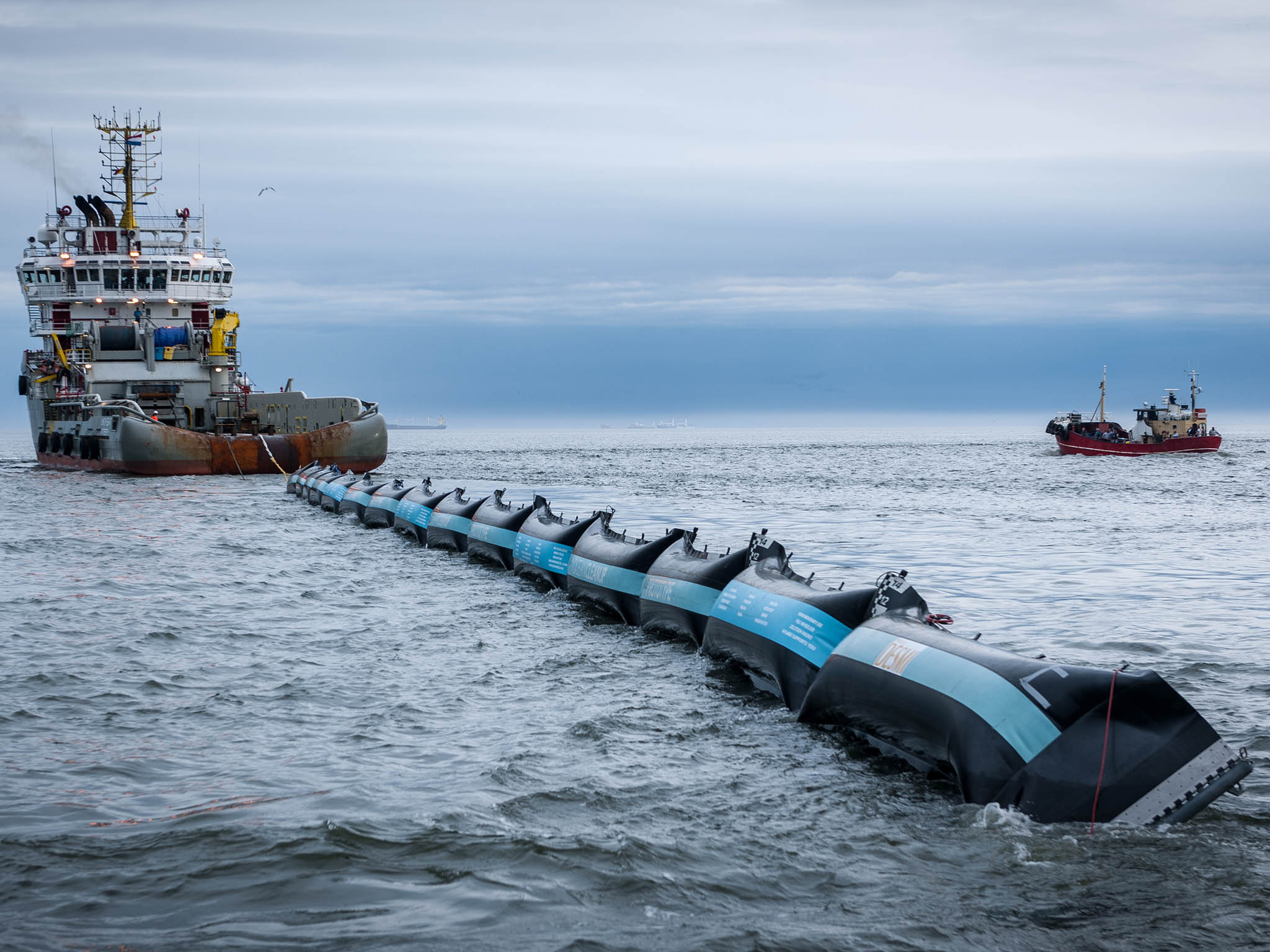‘Boomy McBoomface’: The Ocean Cleanup’s North Sea plastic clearance operation