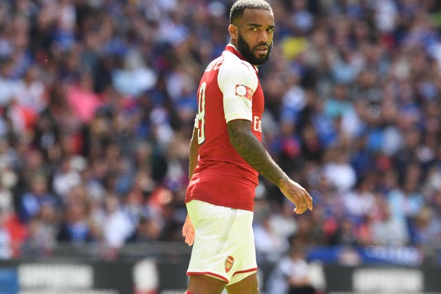 Lacazette will lead the line for the Gunners this season