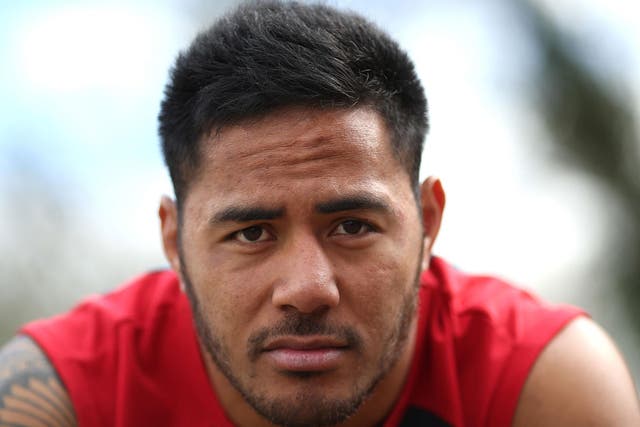 Manu Tuilagi is one of two players to be sent home from England's training camp