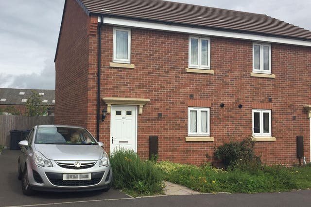 A house in Oldbury where a suspected murder-suicide was discovered after cries of children including a baby were heard