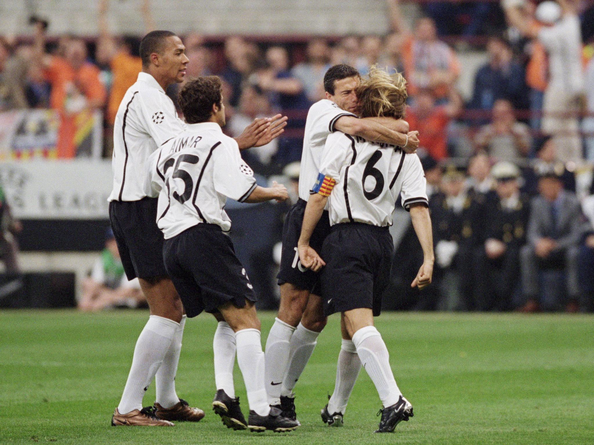 Mendieta helped Valencia to two Champions League finals