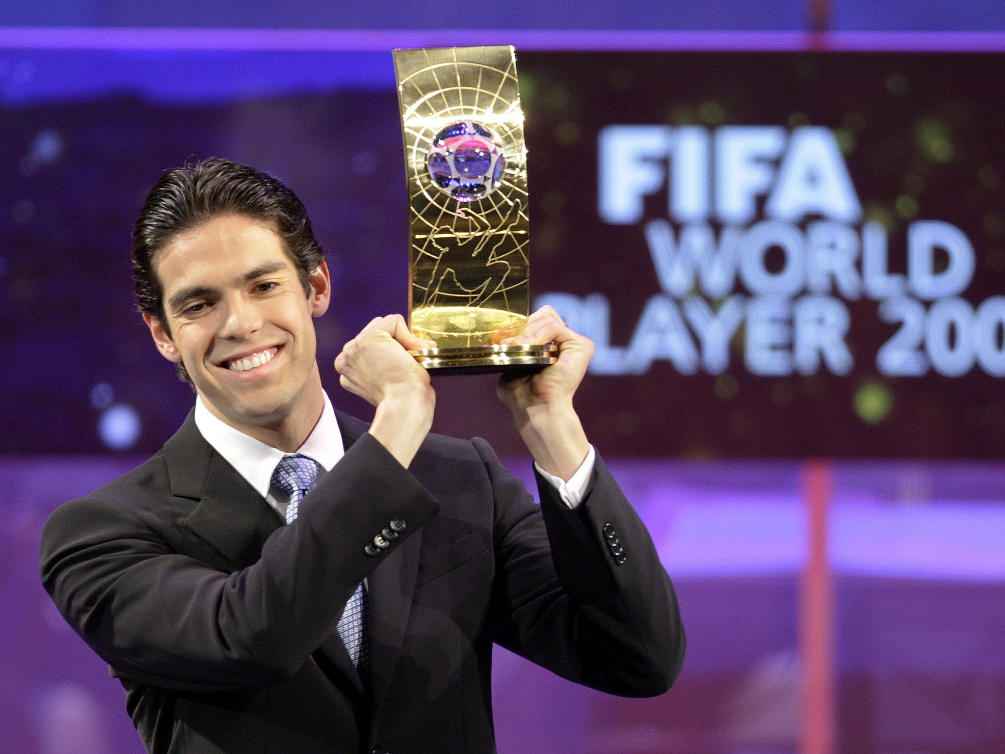 Kaka won the Ballon d'Or in 2007 but could never reach those heights again