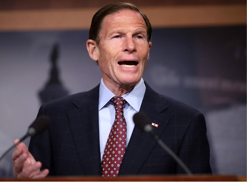 Donald Trump attacked Democrat Senator Richard Blumenthal for the Senator's comments on the Trump campaign team's alleged collusion with Russian officials