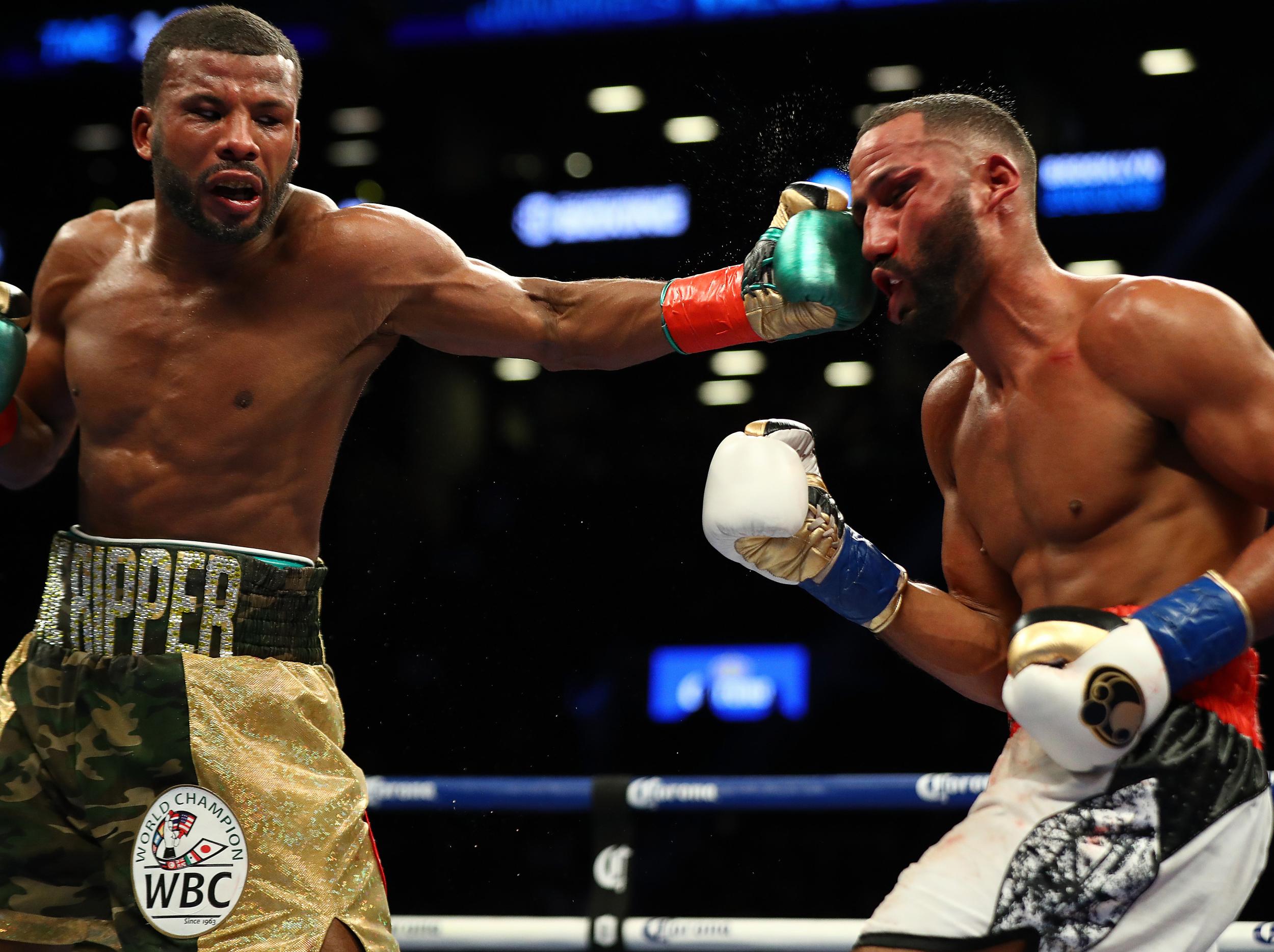 Jack (L) denied DeGale victory with a last-round knockdown