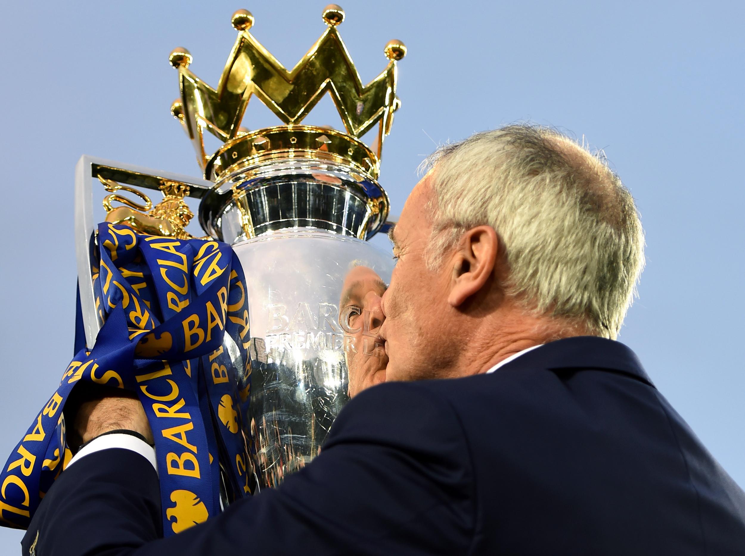 Ranieri took Leicester to an unlikely Premier League title
