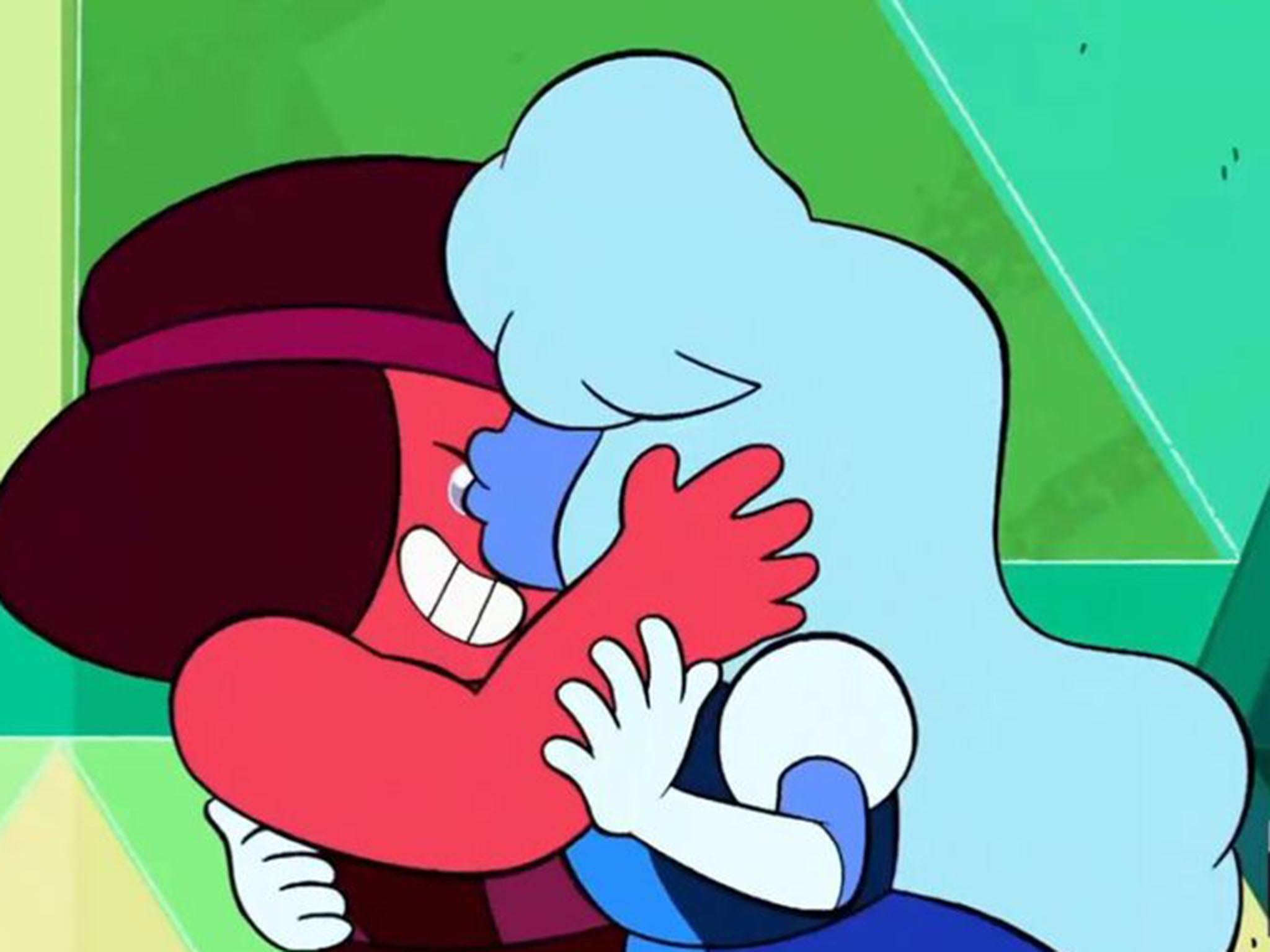 Ruby and Sapphire on 'Steven Universe' are a lesbian couple