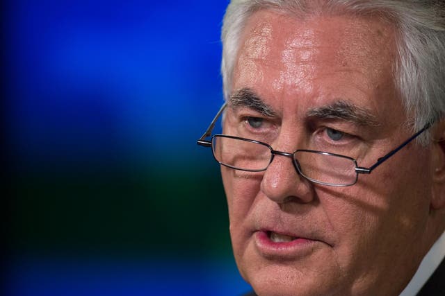 US Secretary of State Rex Tillerson ran ExxonMobil for 10 years and used a fake name, Wayne Tracker, to discuss climate change