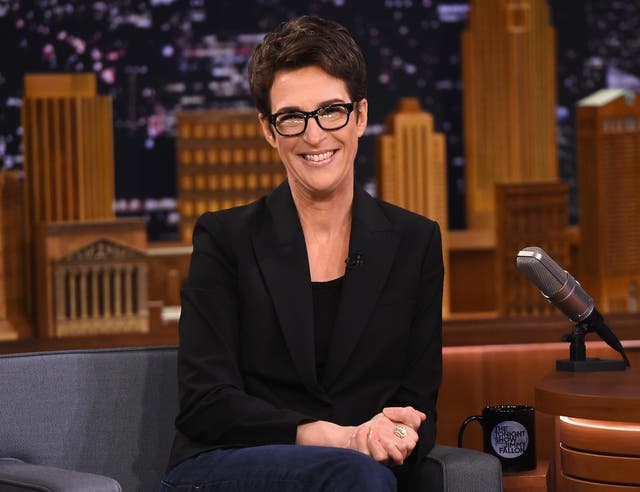 Rachel Maddow Visits "The Tonight Show Starring Jimmy Fallon" at Rockefeller Center