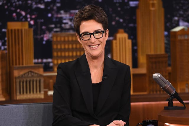 Rachel Maddow Visits "The Tonight Show Starring Jimmy Fallon" at Rockefeller Center