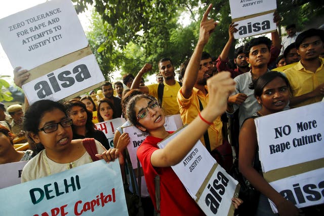 India has seen widespread protests against the prevalence of rape in the country 