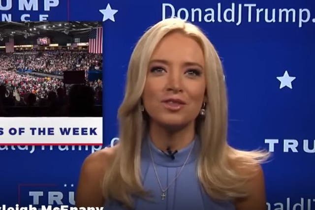 Former CNN pundit Kayleigh McEnany making her debut on Trump TV