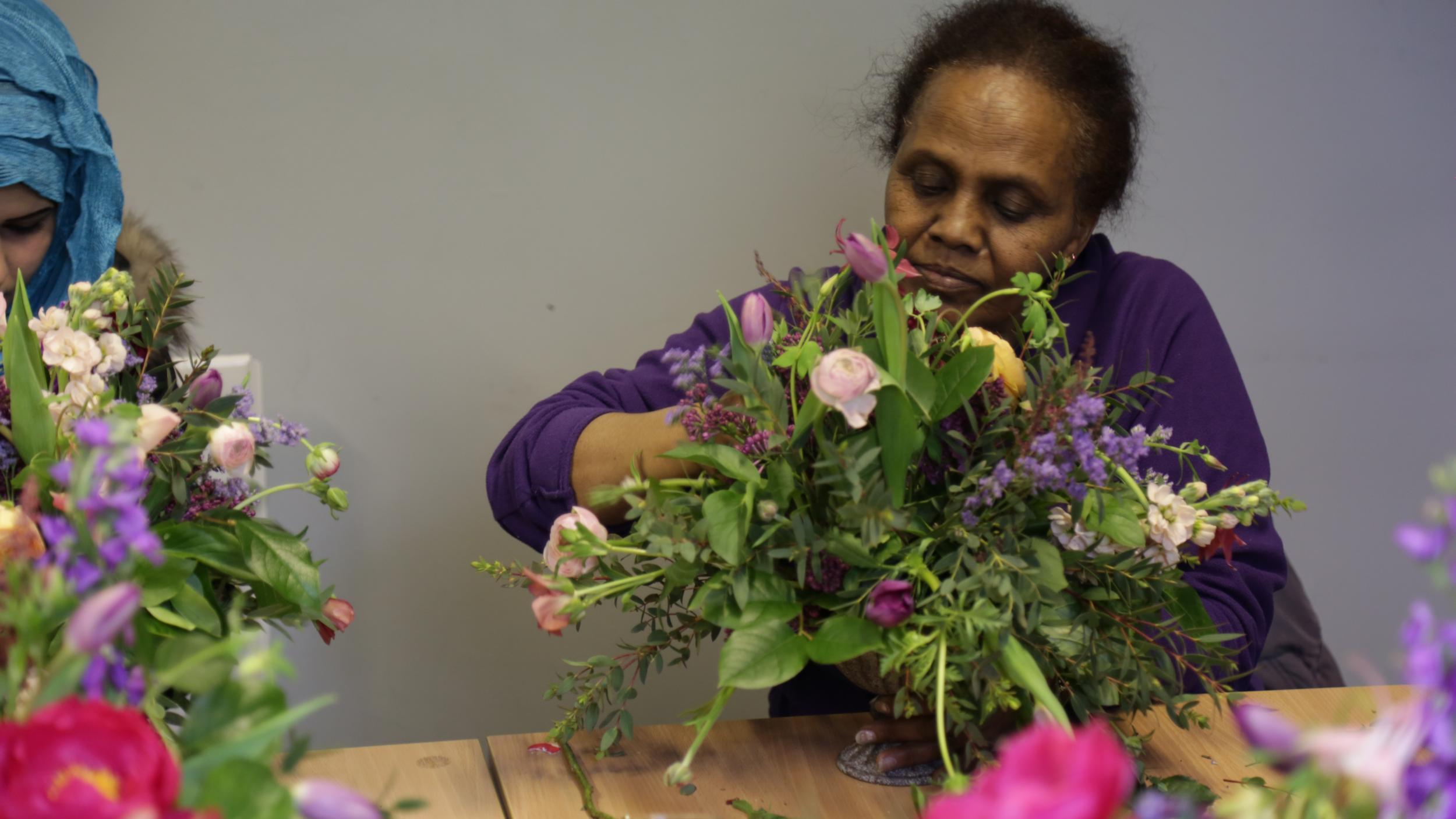 Iman makes some final tweaks