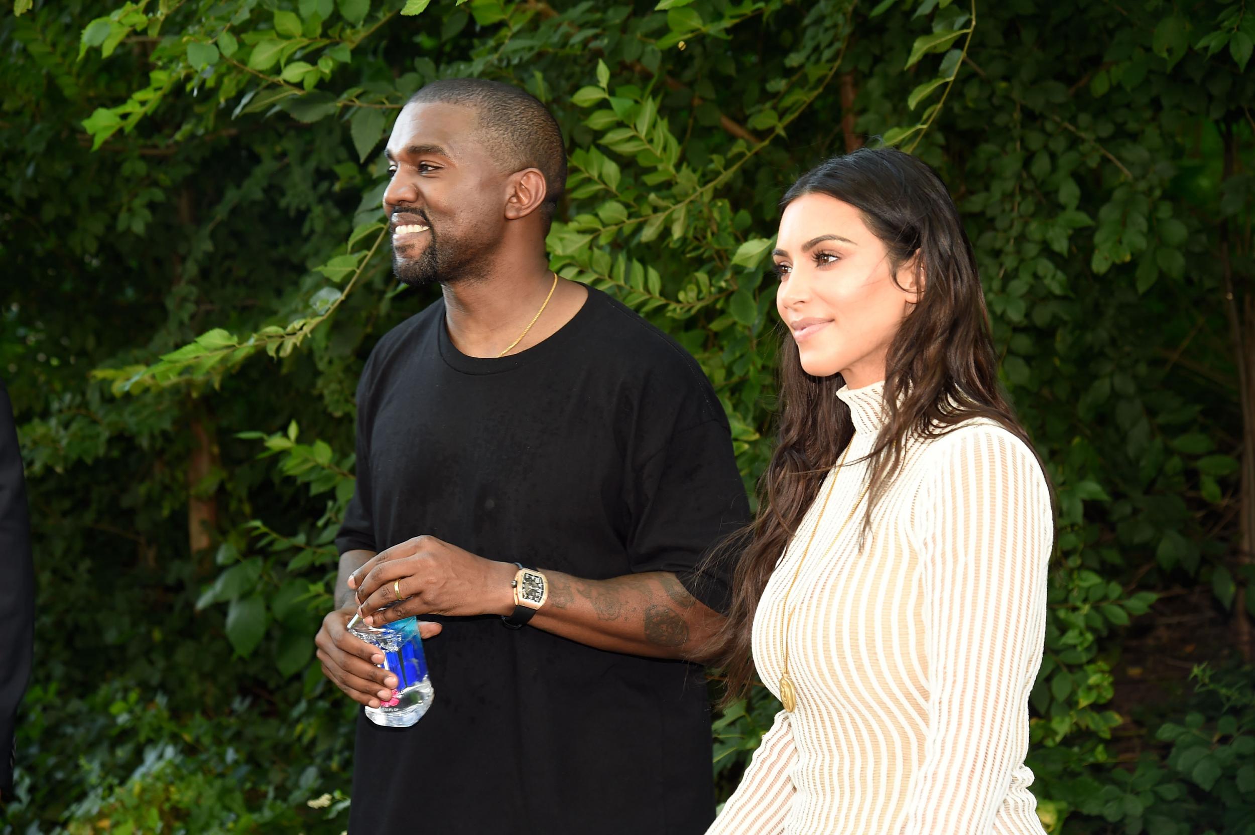 Kanye West and Kim Kardashian-West (Getty Images)