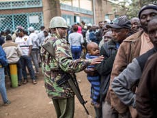 Tear gas fired at Nairobi polling station amid Kenya election tensions