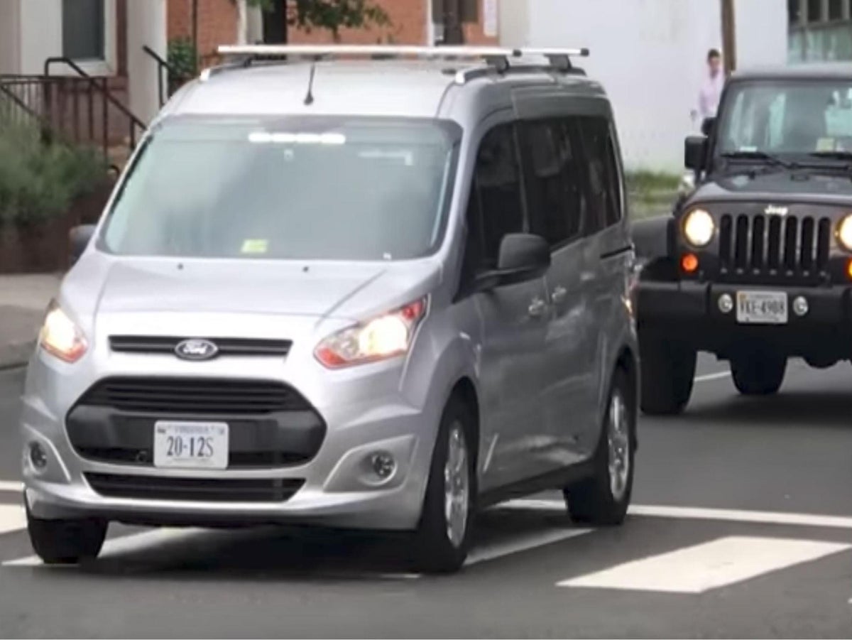 Self-driving' car in Virginia is actually just a man dressed up as a  drivers' seat | The Independent | The Independent