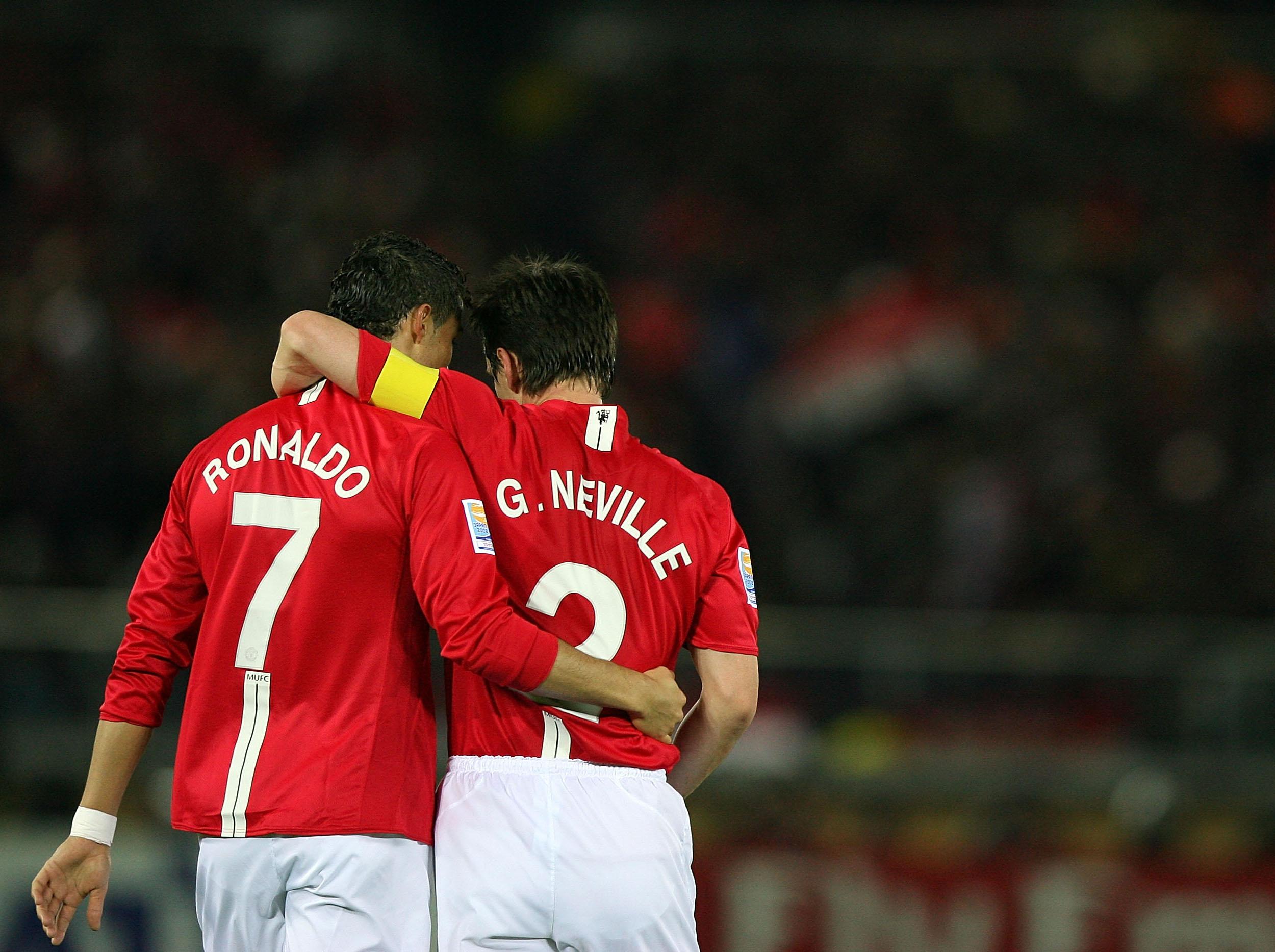 Gary Neville watched Cristiano Ronaldo transform in his time at Old Trafford