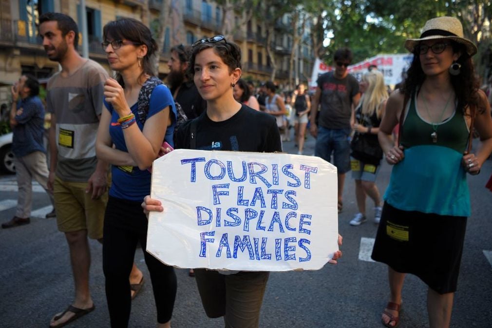 Tourist numbers have swelled by over 25 per cent since 2012 (AFP/Getty)