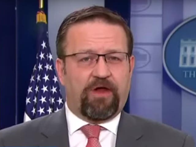 White House deputy adviser Sebastian Gorka