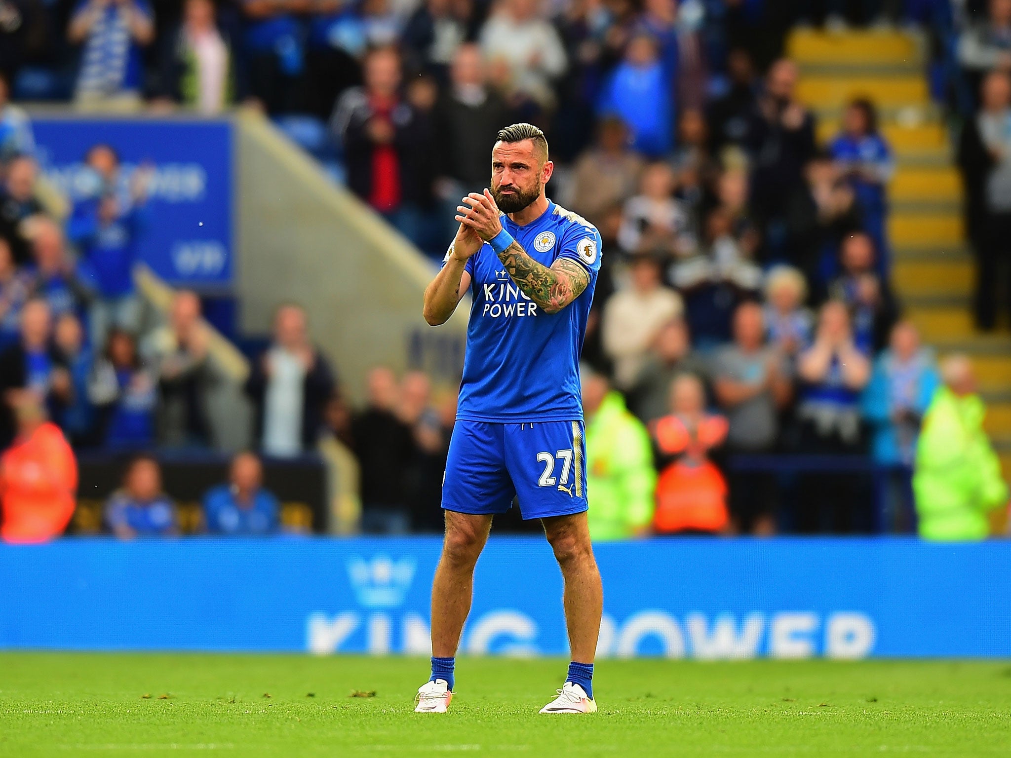 Marcin Wasilewski said goodbye to Leicester at the end of last season