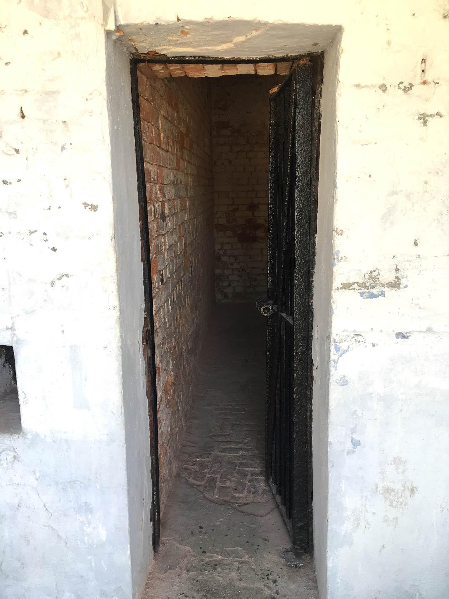 After a day of torture extracting coconut oil, the men were confined in these tiny cells, giving rise to the jail's name